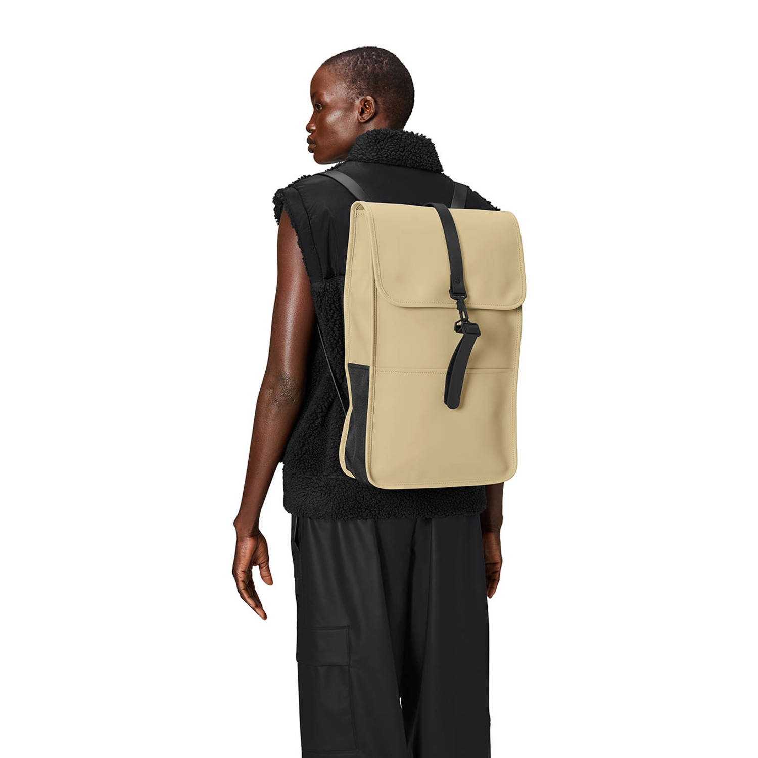 Rains rugzak W3 beige