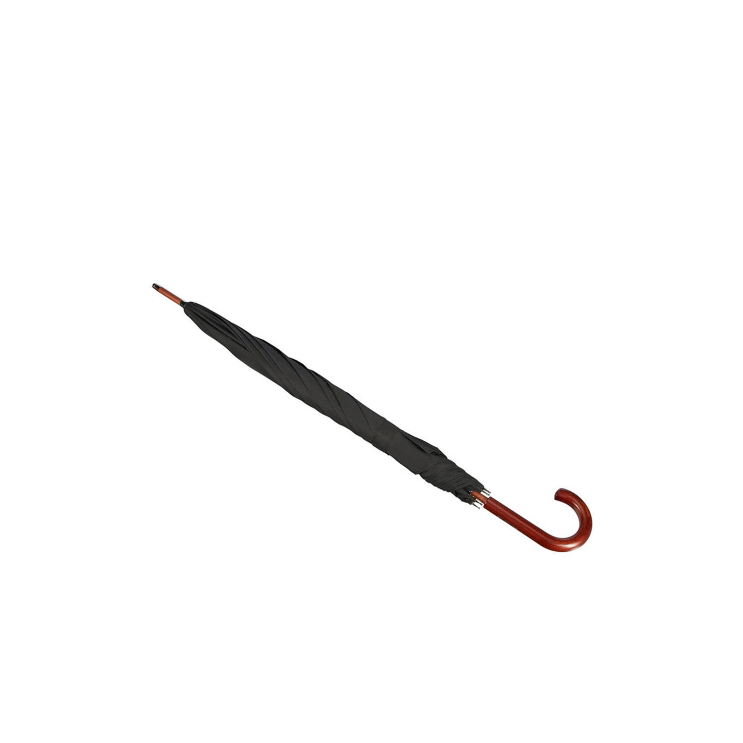 Samsonite paraply Wood Classis S Stick Man zwart