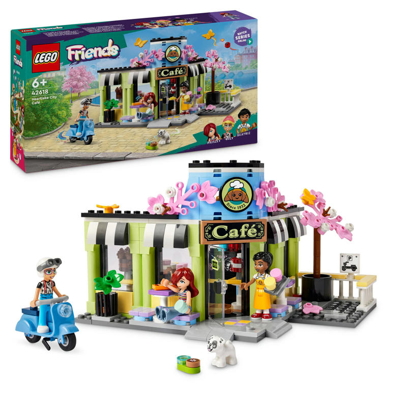 Fisher-Price peuterspeelgoed Leren en Serveren Koffiemachine meegroeispeelgoed met 10 onderdelen voor kinderen vanaf 18 maanden, meertalige versie, HYT00