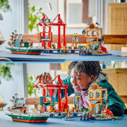 thumbnail: LEGO City Haven met vrachtschip, Boot Speelgoed voor Kinderen 60422