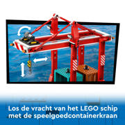 thumbnail: LEGO City Haven met vrachtschip, Boot Speelgoed voor Kinderen 60422