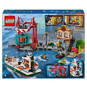 thumbnail: LEGO City Haven met vrachtschip, Boot Speelgoed voor Kinderen 60422