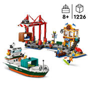 thumbnail: LEGO City Haven met vrachtschip, Boot Speelgoed voor Kinderen 60422