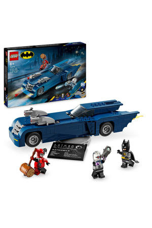 DC Batman: Batman met de Batmobile vs. Harley Quinn en Mr. Freeze Auto Speelgoed 76274 