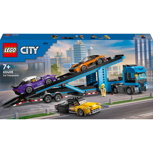 Wehkamp LEGO City Transportvoertuig met sportauto's 60408 aanbieding