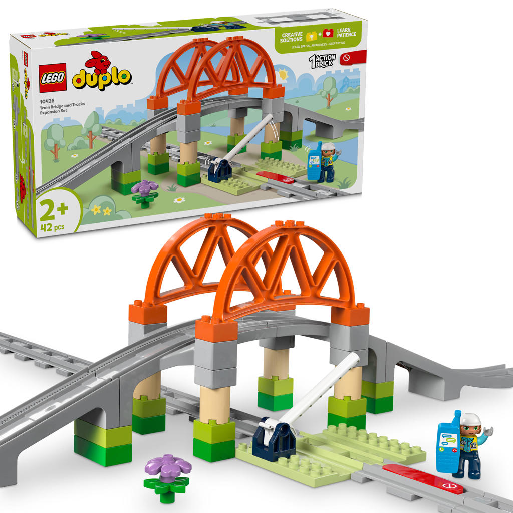 LEGO DUPLO Stad Treinbrug en rails uitbreidingsset 10426