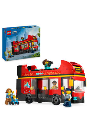 Toeristische rode dubbeldekker Speelgoed Bus Bouwpakket voor Kinderen 60407 