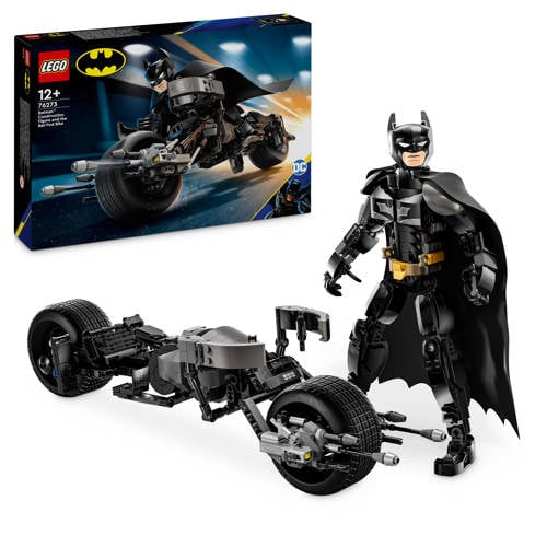 LEGO Batman Batman bouwfiguur en de Bat-Pod motor Superheld Speelgoed voor Kinderen 76273 afbeelding
