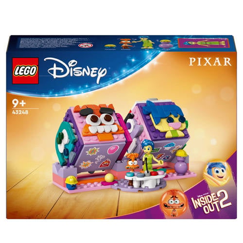 LEGO Disney Inside Out 2 humeurkubussen van Pixar Bouwbaar Emoties Leren Speelgoed 43248 afbeelding
