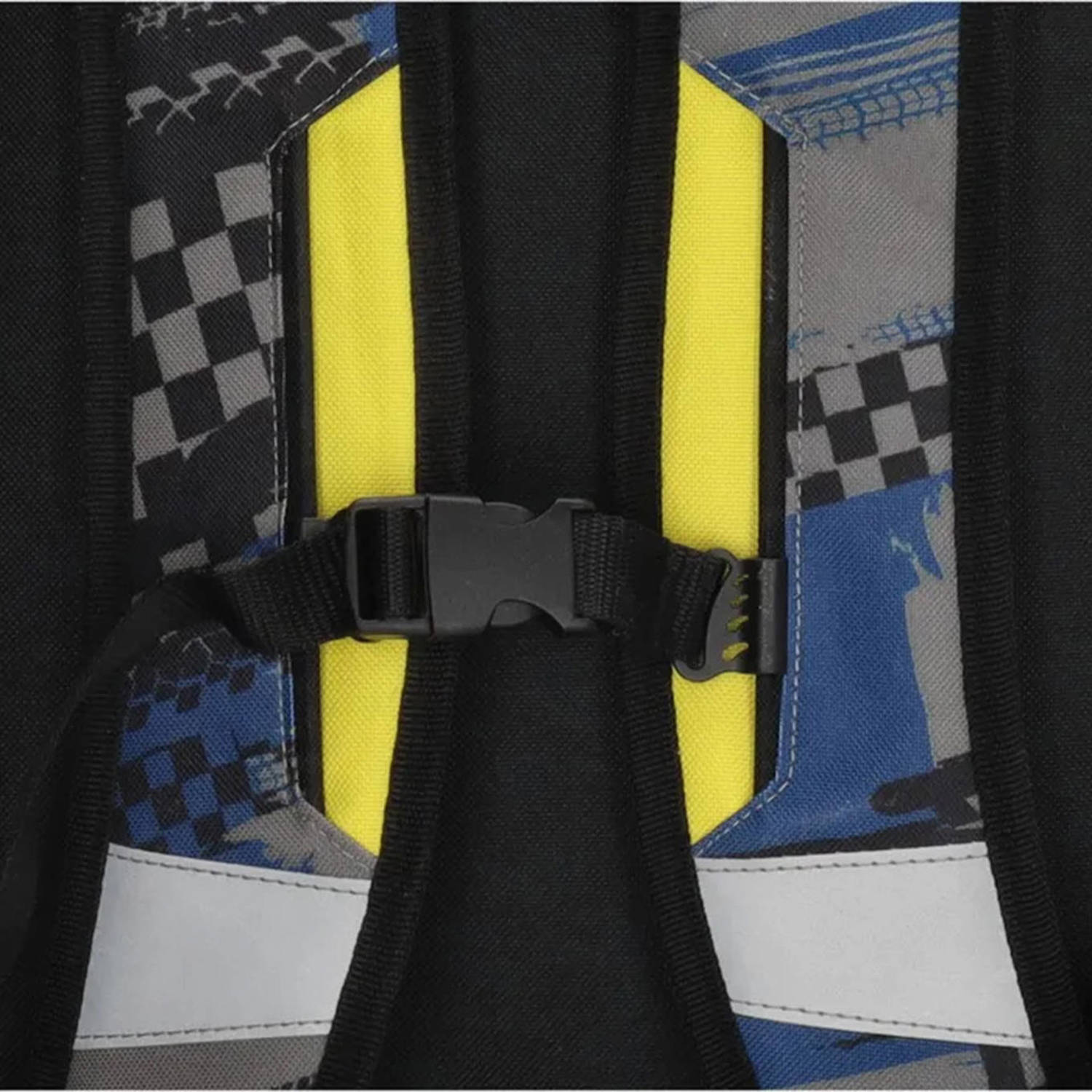 Zebra Trends rugzak Finn zwart donkerblauw