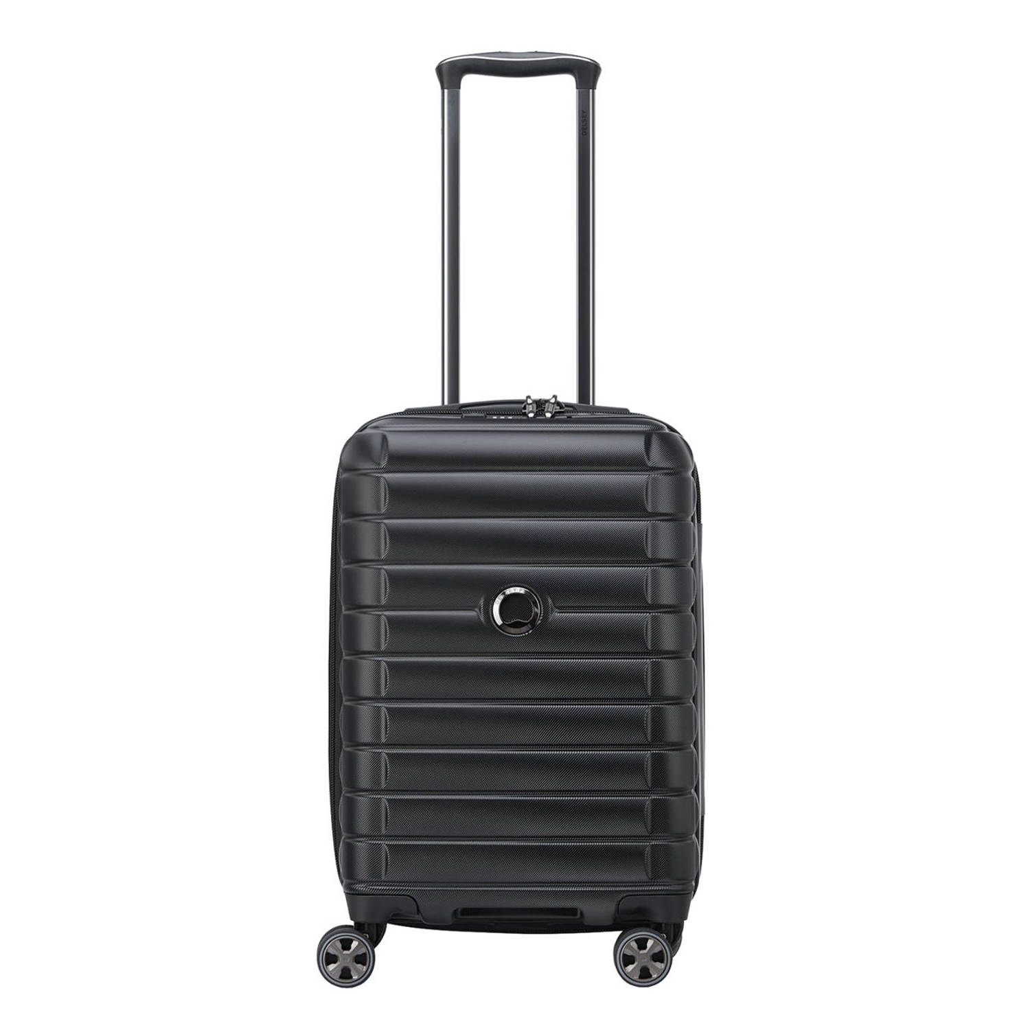 Delsey trolley Shadow 5.0 55 cm. Expandable zwart