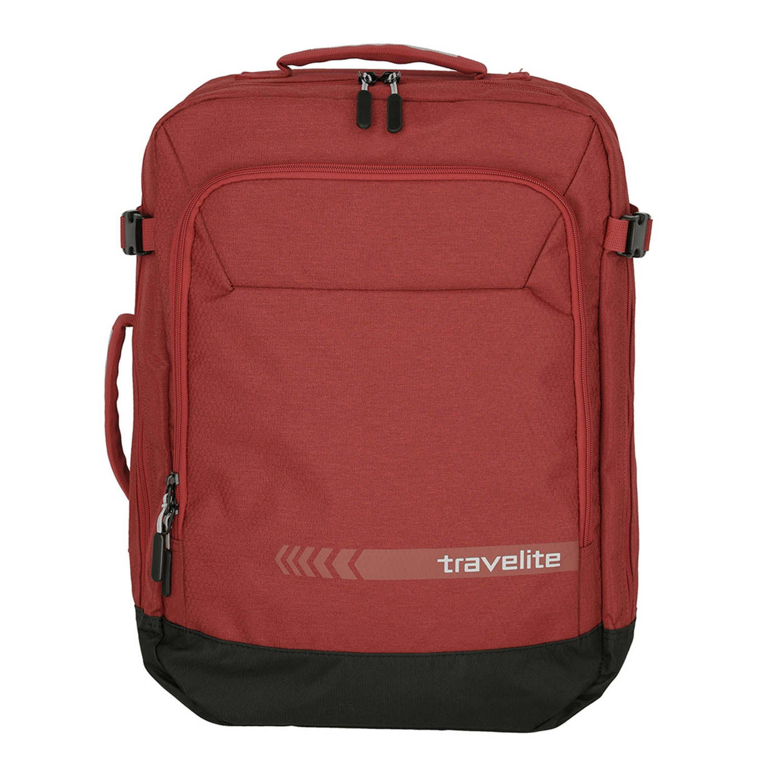 Travelite rugzak Kick Off Cabin Size rood