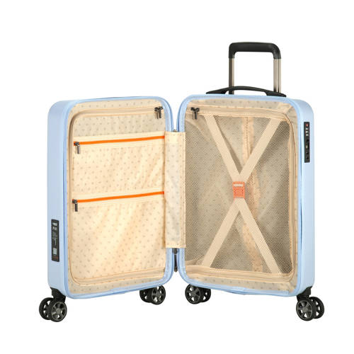 Princess Traveller trolley PT-01 Deluxe 55 cm. lichtblauw afbeelding