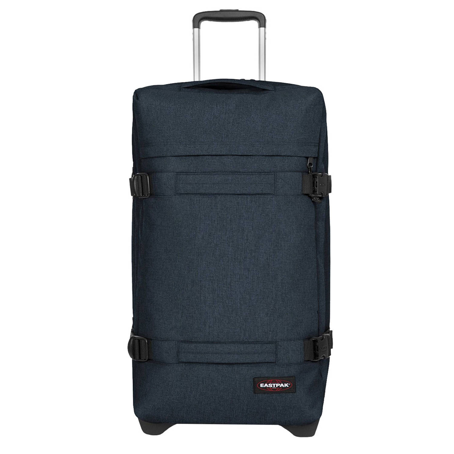 Eastpak Blauwe Reistas Transit'R L Triple Denim Blue Unisex