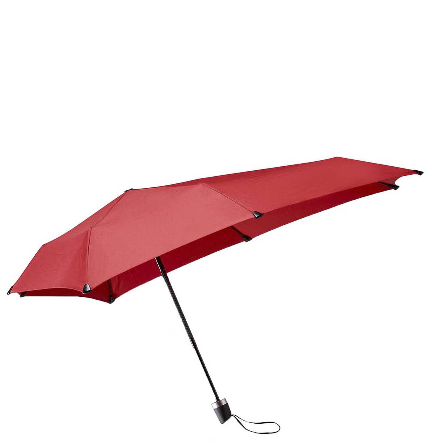 Senz 15.6 opvouwbare stormparaply Manual passion red