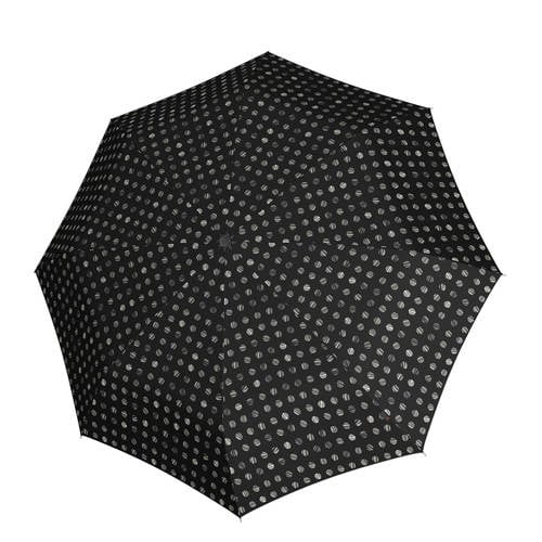 Knirps paraply A.200 Medium Duomatic zwart/wit afbeelding
