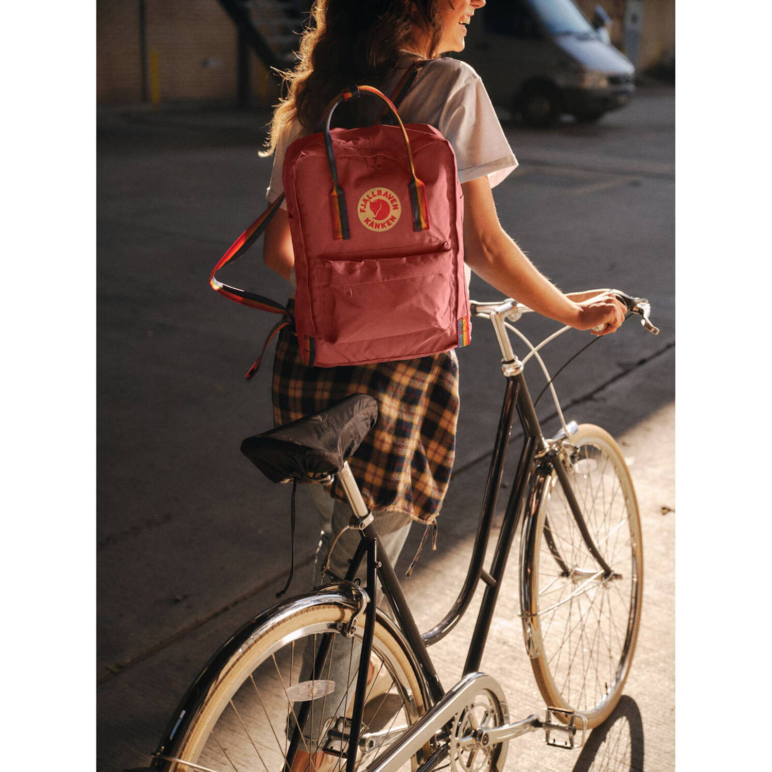 Fjällräven rugzak Kanken zwart multi
