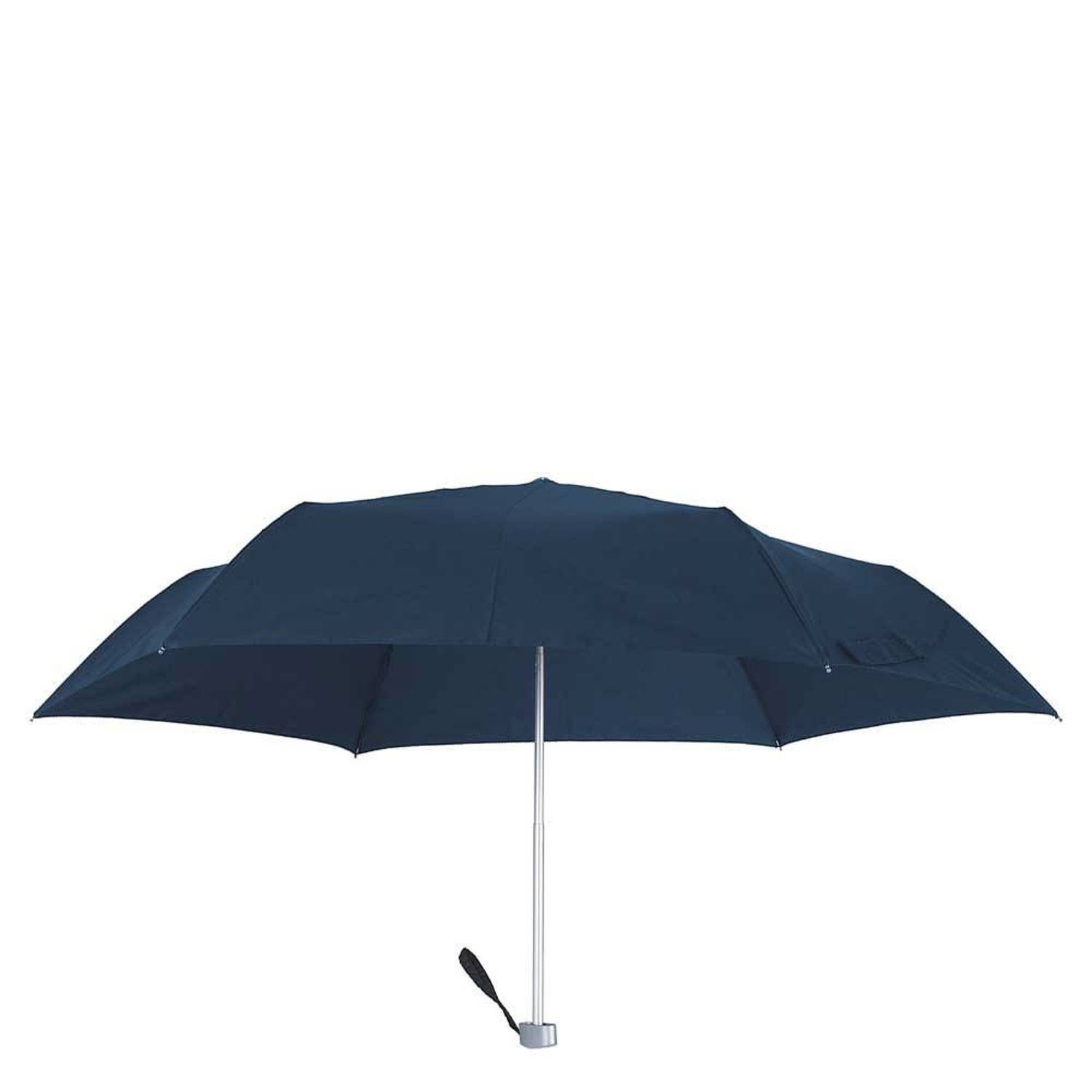 Samsonite paraplu Rain Pro 3 Sect. Manual Flat blauw