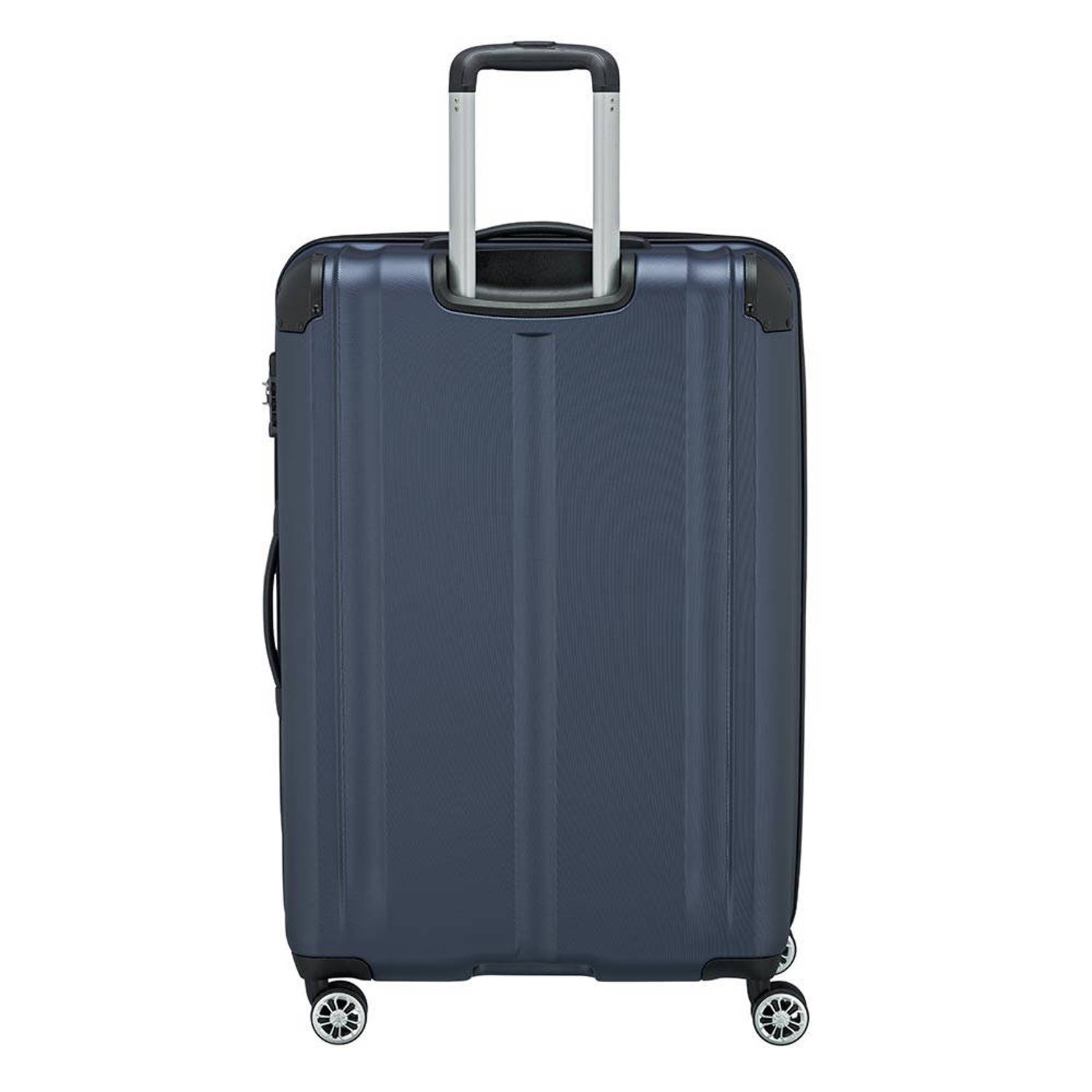 Travelite trolley City 77 cm. Expandable donkerblauw