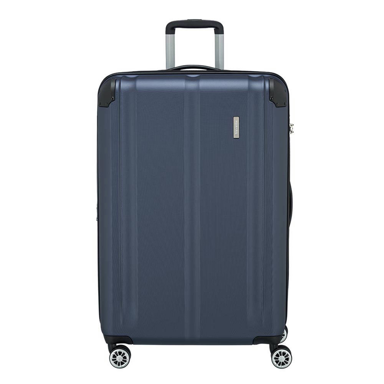 Travelite trolley City 77 cm. Expandable donkerblauw