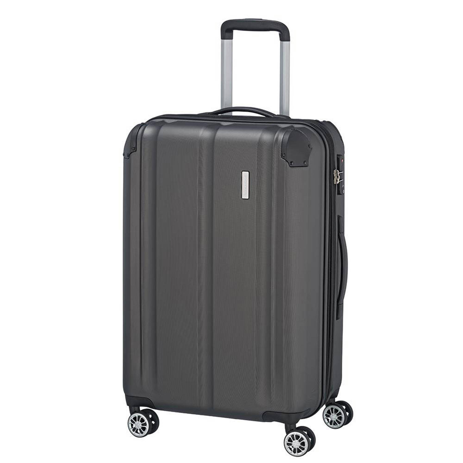 Travelite trolley City 68 cm. Expandable antraciet