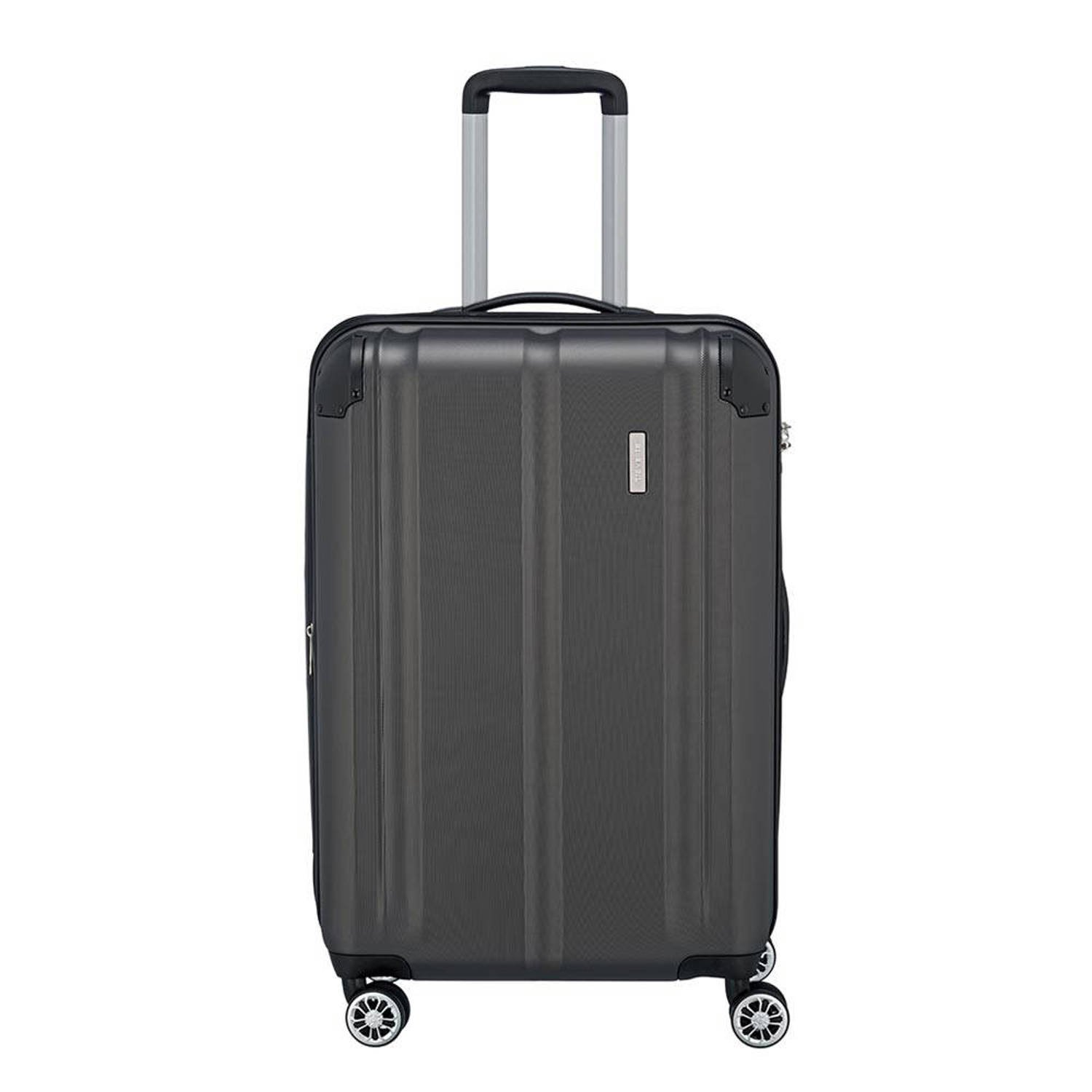 Travelite trolley City 68 cm. Expandable antraciet