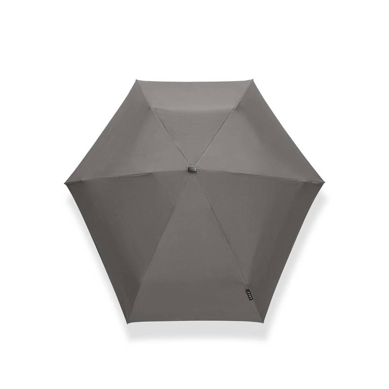 Senz opwvouwbare stormparaplu Micro Manual silk grey