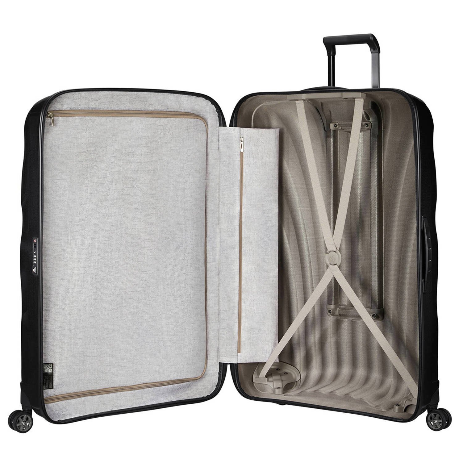 Samsonite trolley C-Lite 86 cm. zwart