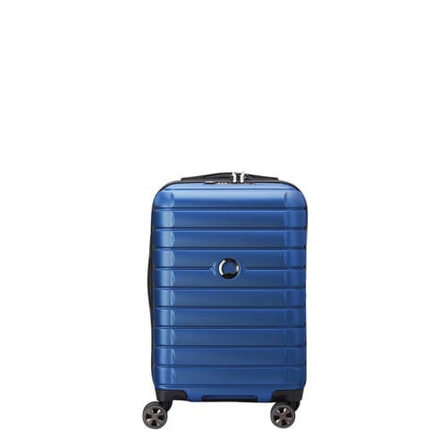 Delsey trolley Shadow 5.0 55 cm. Expandable blauw