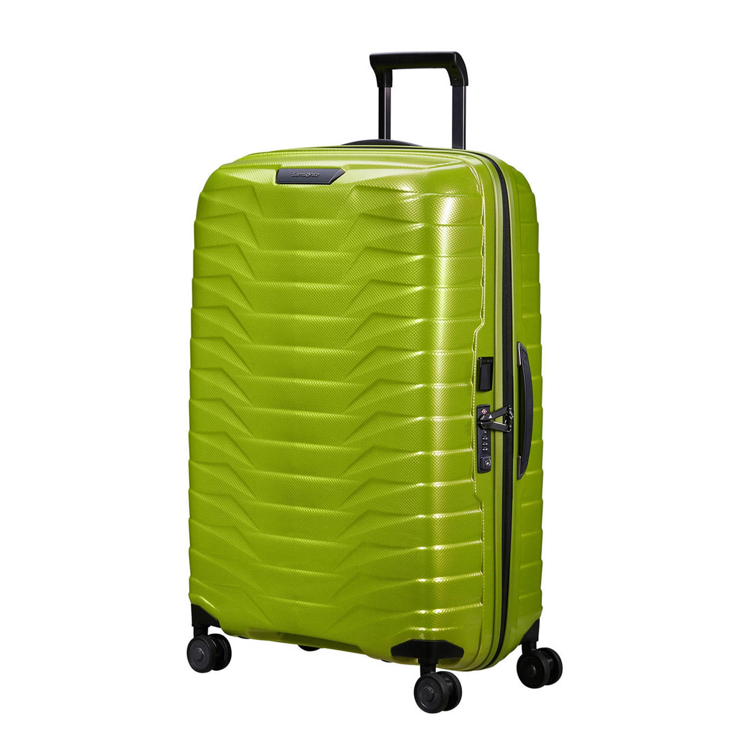 Samsonite trolley Proxis 75 cm. limegroen