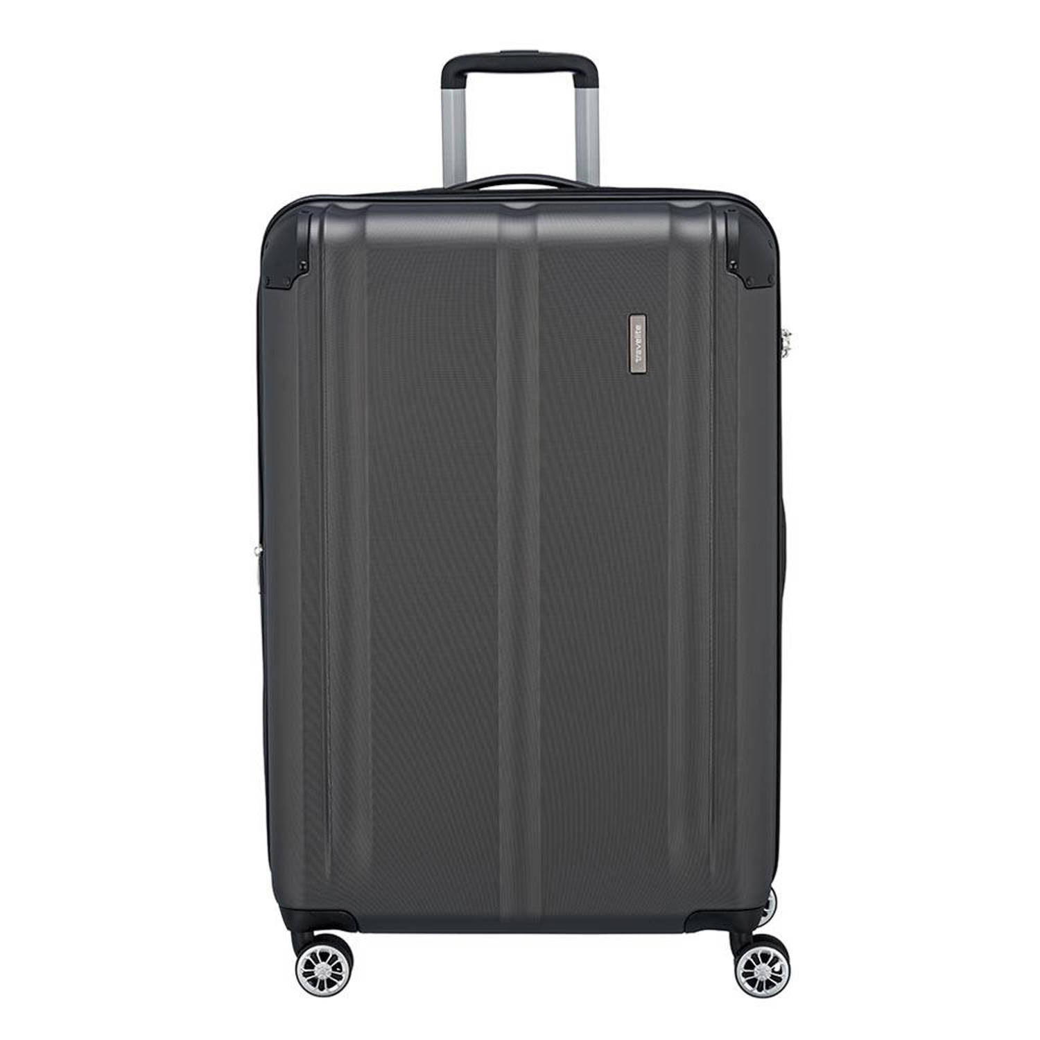 Travelite trolley City 77 cm. Expandable antraciet