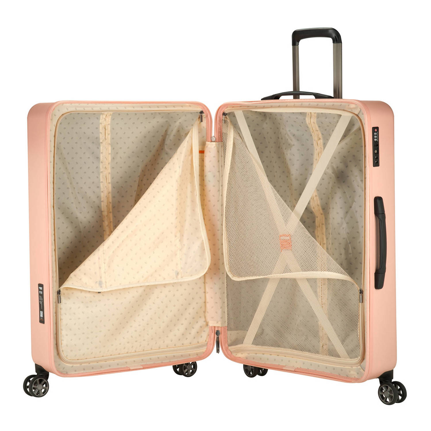 Princess Traveller trolley PT-01 Deluxe 77 cm. lichtroze