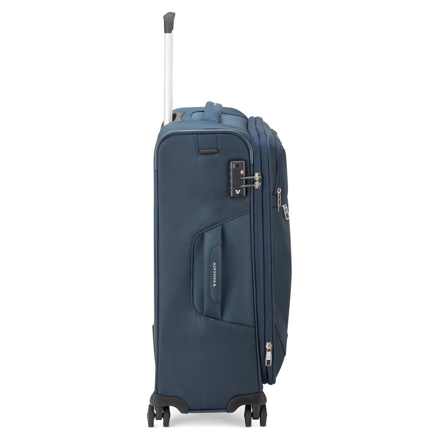 Roncato trolley Joy 63 cm. Expandable donkerblauw