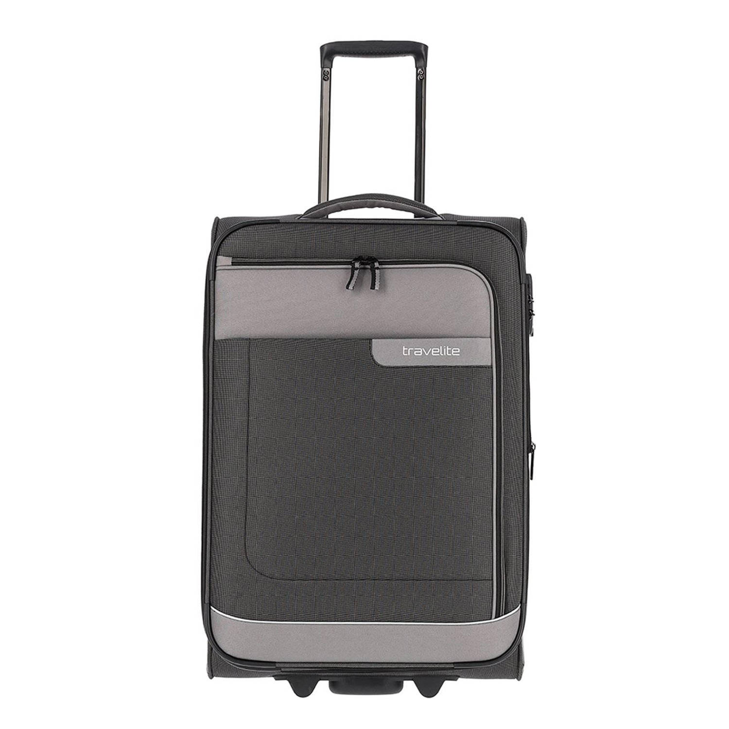 Travelite trolley Viia 67 cm. Expandable antraciet