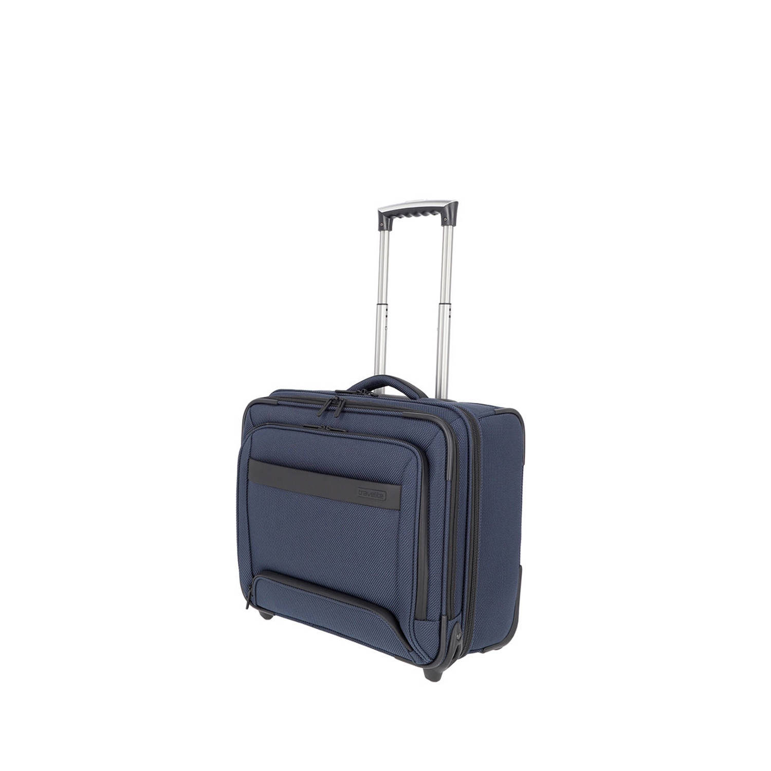Travelite 15.6 inch laptop business trolley donkerblauw