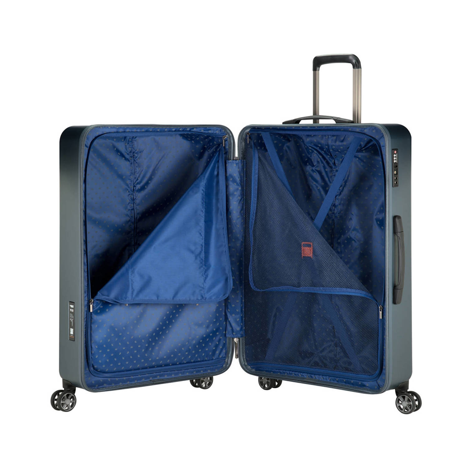 Princess Traveller trolley PT-01 Deluxe 67 cm. grijsblauw