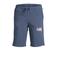 JACK & JONES JUNIOR sweatshort JPSTLOGO met logo blauw melange