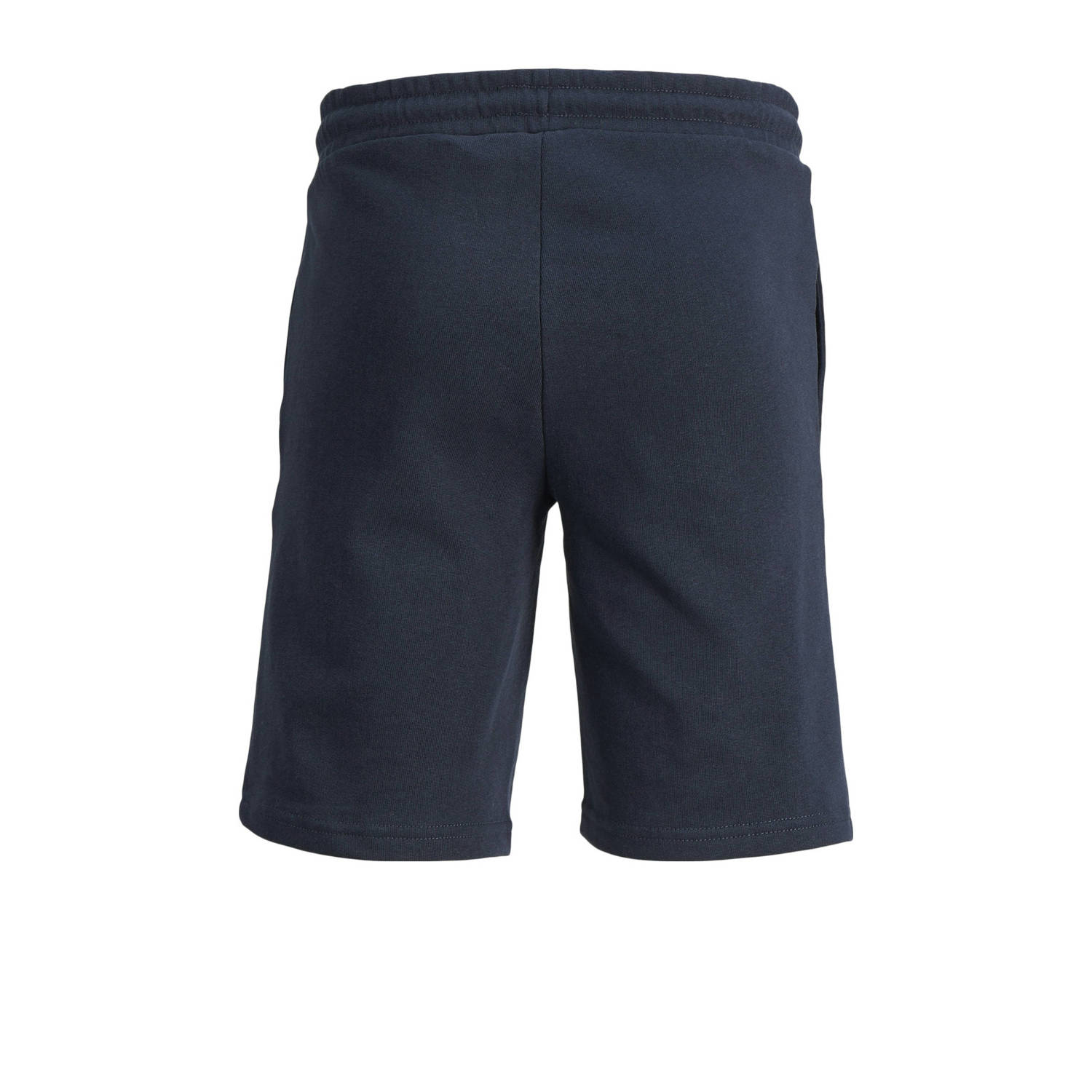 JACK & JONES JUNIOR sweatshort JPSTSWIFT met printopdruk donkerblauw