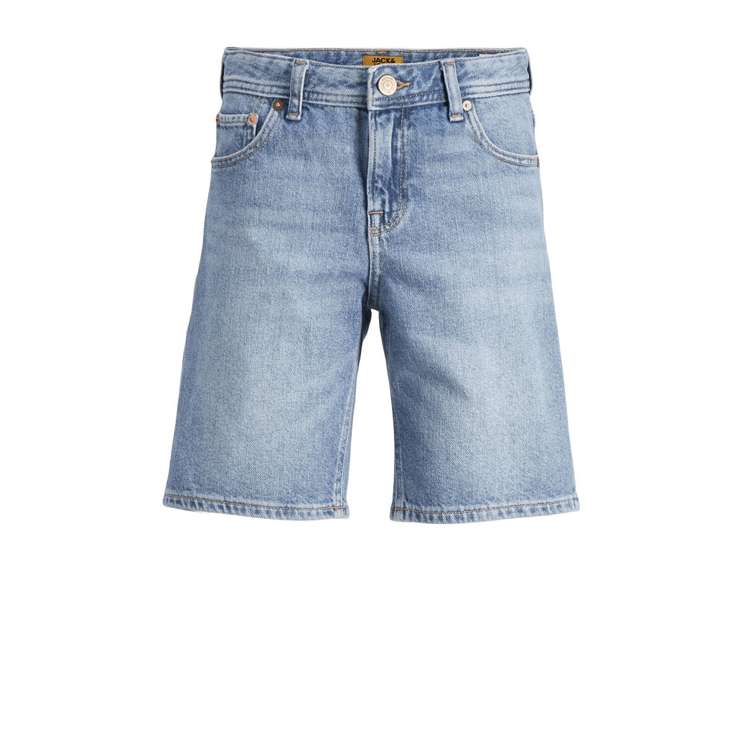 Jack & jones JUNIOR denim short JJICHRIS JJORIGINAL blue denim Korte broek Blauw 134