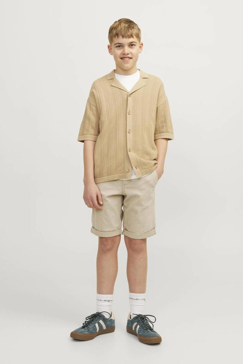 JACK & JONES JUNIOR chino short JPSTDAVID JJCHINO beige