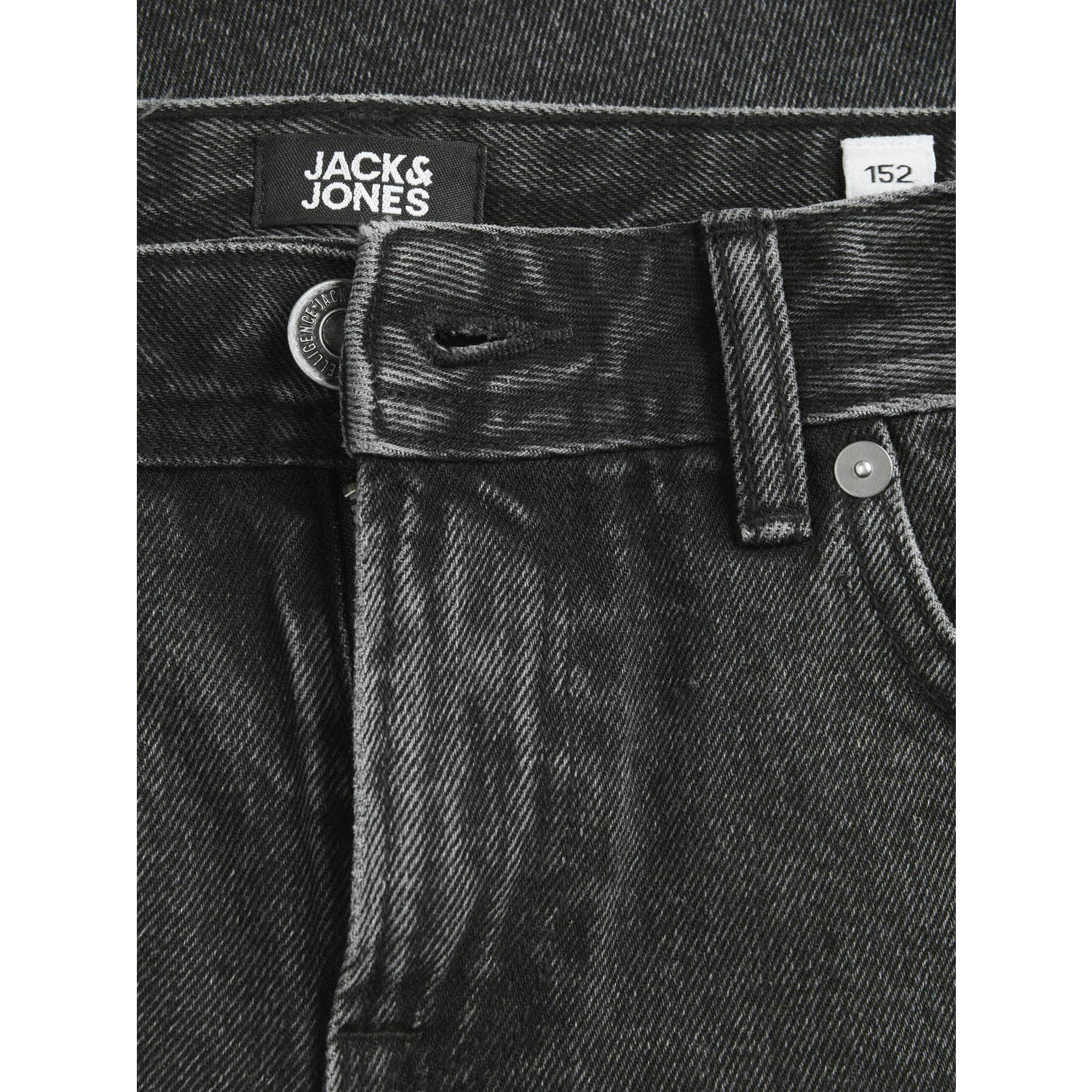 JACK & JONES JUNIOR denim short JJICHRIS JJORIGINAL black denim