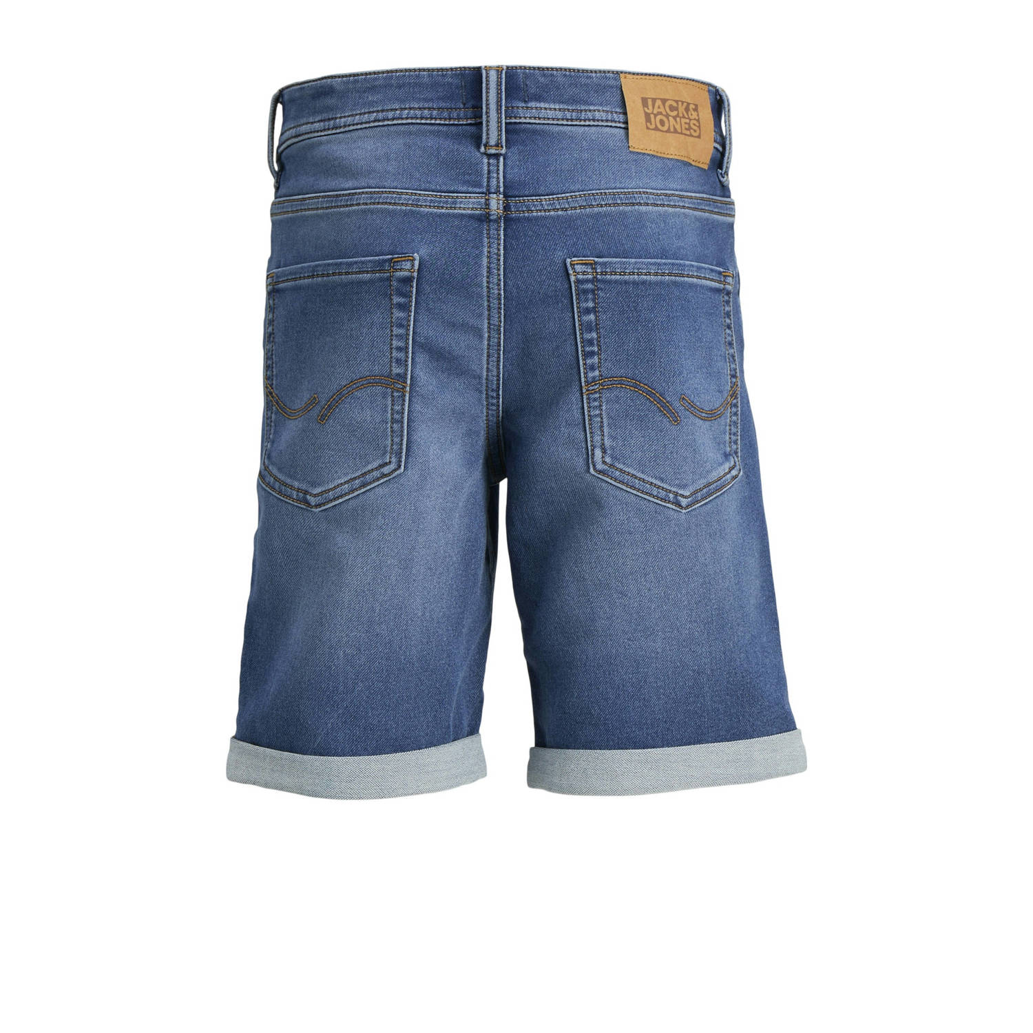 JACK & JONES JUNIOR denim short JJIRICK JJICON blue denim 633