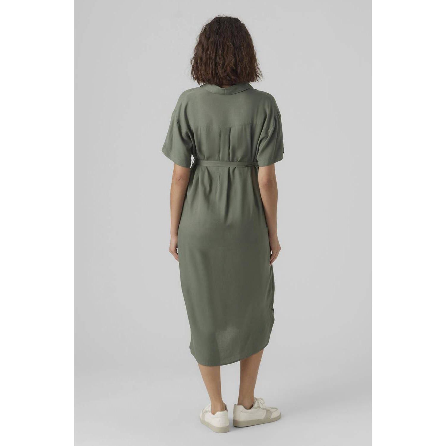 VERO MODA MATERNITY zwangerschapsjurk VMMBUMPY groen