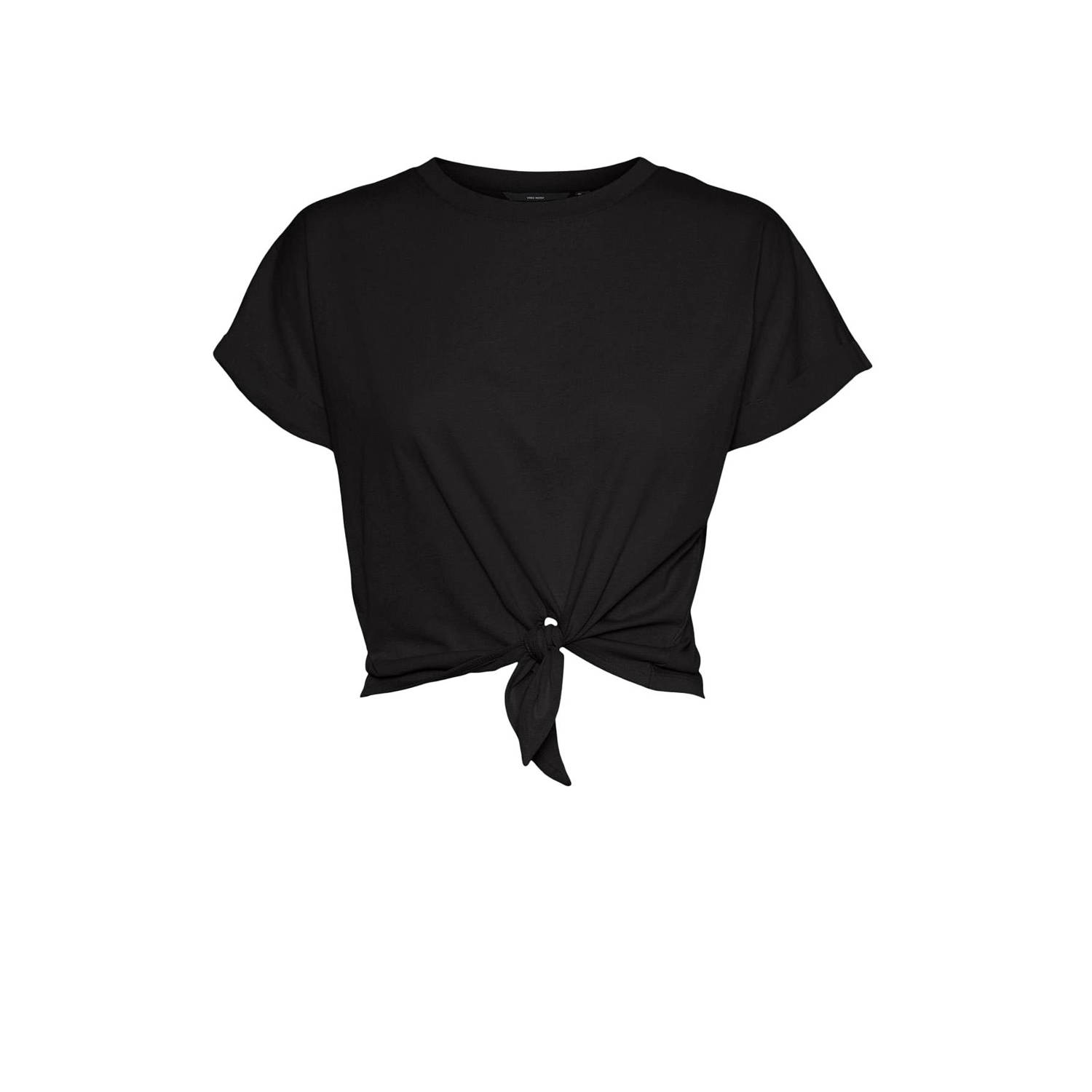 VERO MODA MATERNITY zwangerschapsshirt VMMPANNA zwart Top Dames Katoen Ronde hals XXL