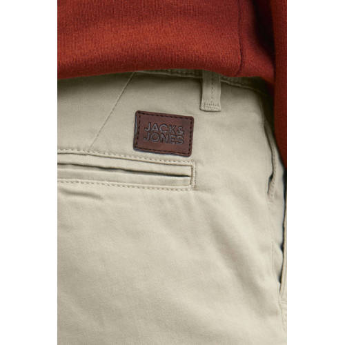 JACK & JONES JUNIOR chino bermuda JJIBOWIE beige afbeelding