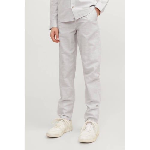 JACK & JONES JUNIOR broek JPSTKANE JJSUMMER lichtgrijs afbeelding
