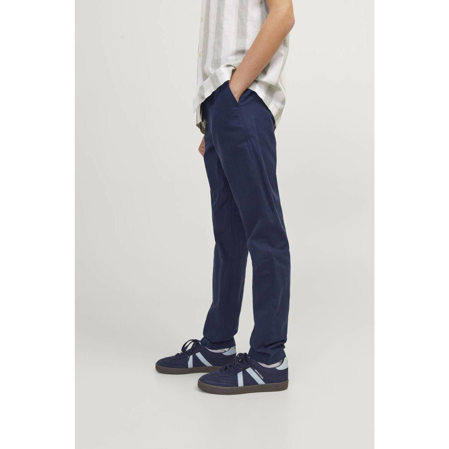 JACK & JONES JUNIOR broek JPSTKANE JJSUMMER donkerblauw
