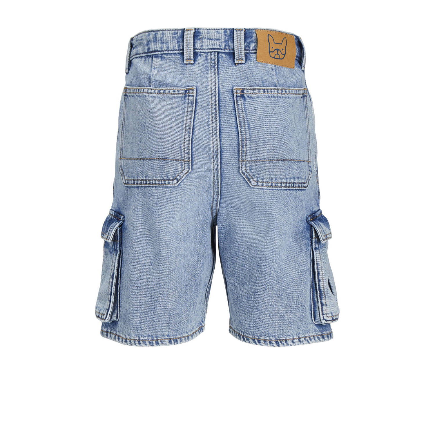 JACK & JONES JUNIOR denim short JJICHRIS blue denim