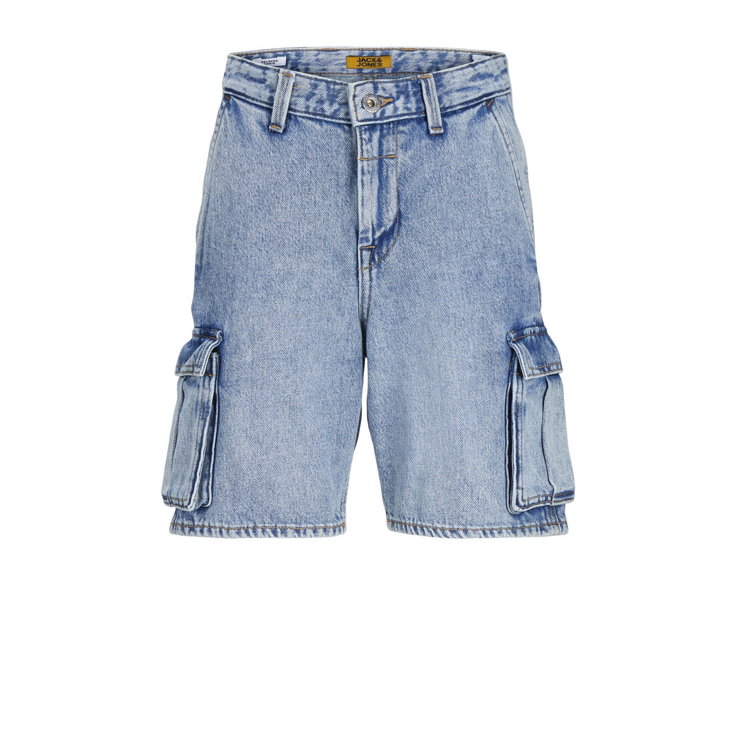 Jack & jones JUNIOR denim short JJICHRIS blue denim Korte broek Blauw Effen 128