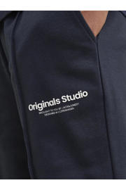 thumbnail: JACK & JONES JUNIOR sweatshort JPSTVESTERBRO met tekst donkerblauw